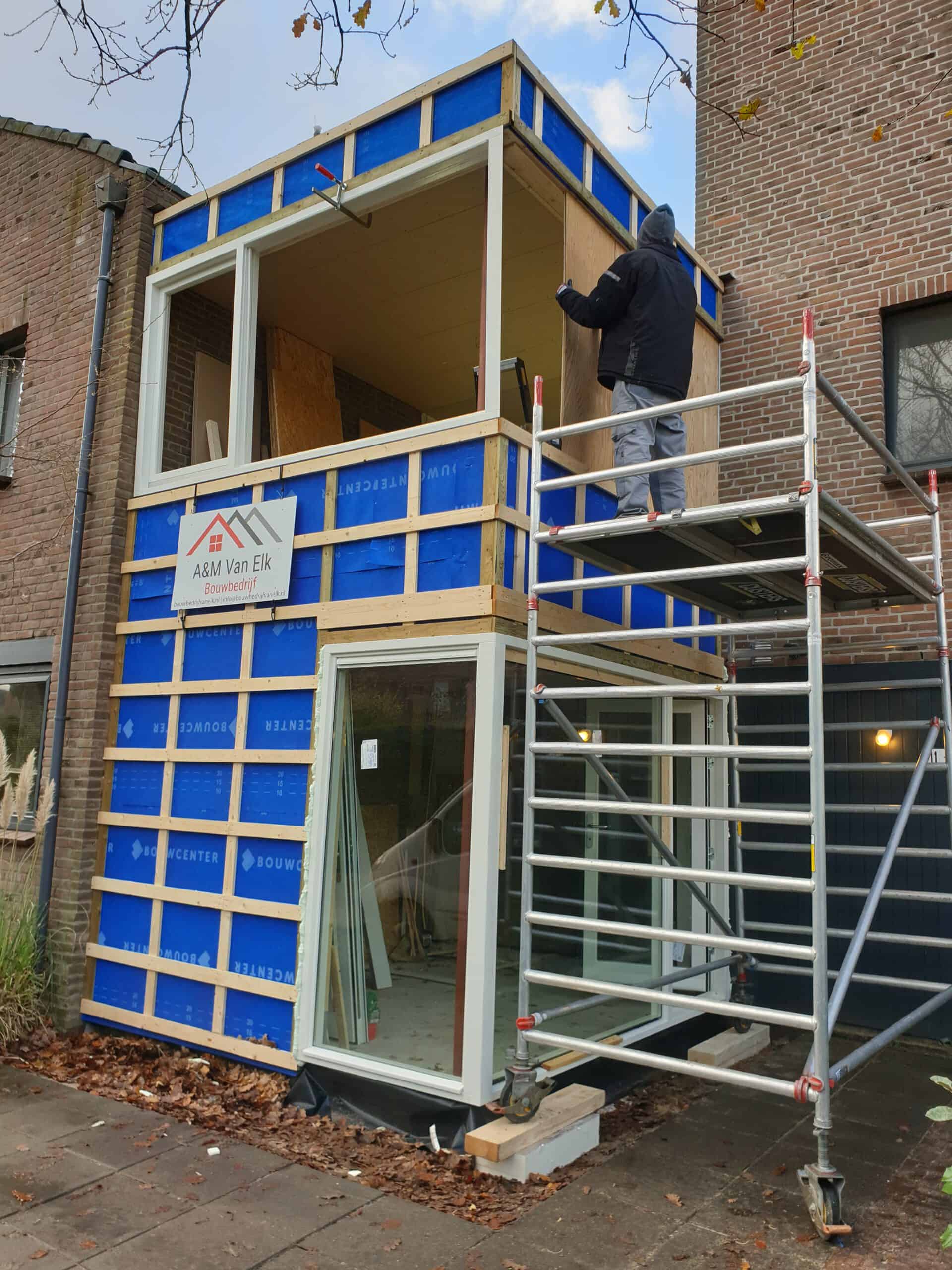 Uitbouw In Heemstede Bouwbedrijf A M Van Elk